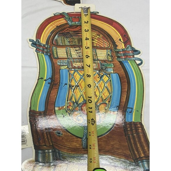 Ron Lewis Amscan Jukebox Wall Decoration 16” Lot of 2 New RARE - Picture 13 of 14